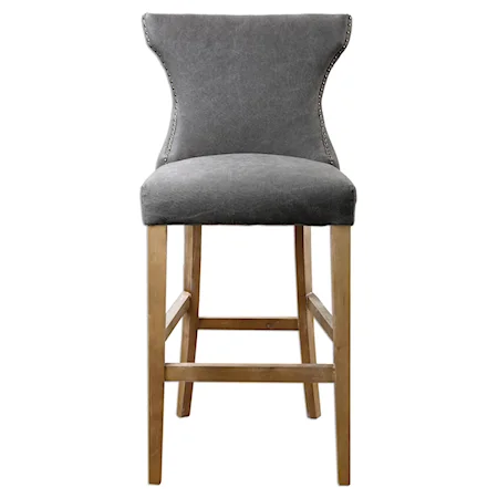 Gamlin Gray Bar Stool